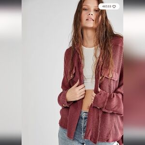 Free People One Scout Button-Up Top